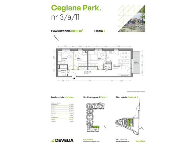 Mieszkanie w inwestycji Ceglana Park, symbol B3/A/11 » nportal.pl