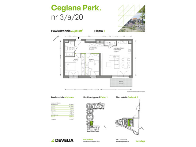 Mieszkanie w inwestycji Ceglana Park, symbol B3/A/20 » nportal.pl