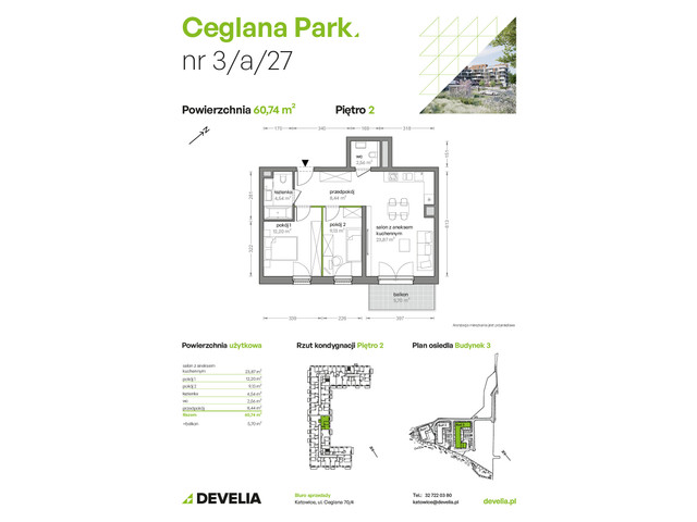 Mieszkanie w inwestycji Ceglana Park, symbol B3/A/27 » nportal.pl