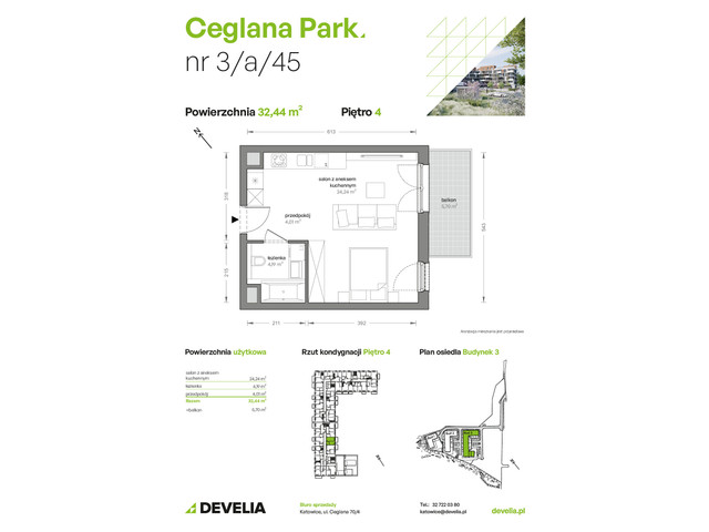 Mieszkanie w inwestycji Ceglana Park, symbol B3/A/45 » nportal.pl