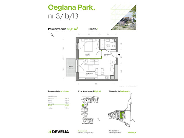 Mieszkanie w inwestycji Ceglana Park, symbol B3/B/13 » nportal.pl
