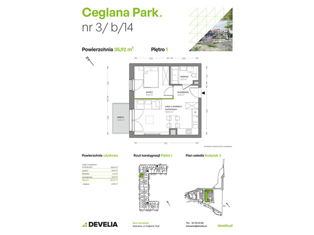 Mieszkanie w inwestycji Ceglana Park, symbol B3/B/14 » nportal.pl