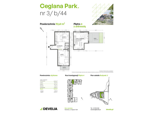 Mieszkanie w inwestycji Ceglana Park, symbol B3/B/44 » nportal.pl