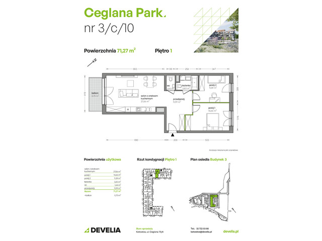 Mieszkanie w inwestycji Ceglana Park, symbol B3/C/10 » nportal.pl