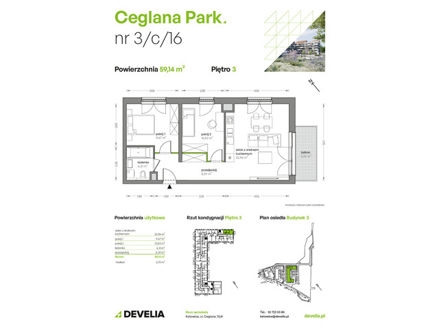 Mieszkanie w inwestycji Ceglana Park, symbol B3/C/16 » nportal.pl
