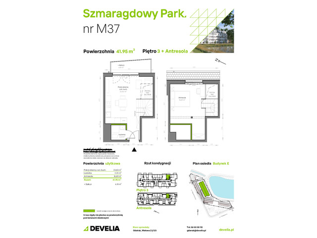 Mieszkanie w inwestycji Szmaragdowy Park, symbol E/037 » nportal.pl