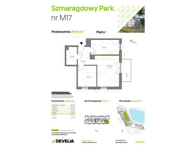Mieszkanie w inwestycji Szmaragdowy Park, symbol E/017 » nportal.pl