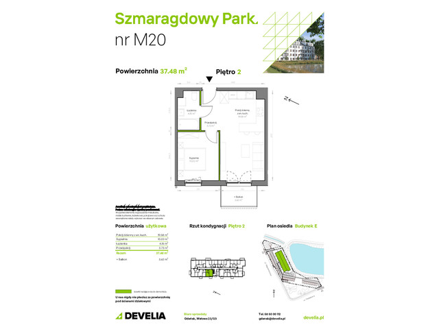 Mieszkanie w inwestycji Szmaragdowy Park, symbol E/020 » nportal.pl