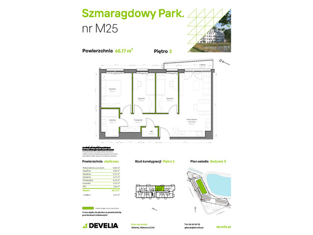 Mieszkanie w inwestycji Szmaragdowy Park, symbol E/025 » nportal.pl