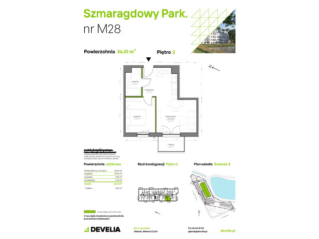 Mieszkanie w inwestycji Szmaragdowy Park, symbol E/028 » nportal.pl