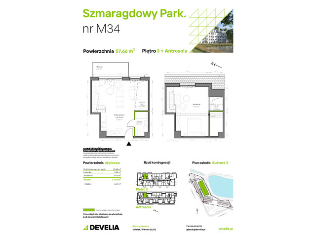Mieszkanie w inwestycji Szmaragdowy Park, symbol E/034 » nportal.pl