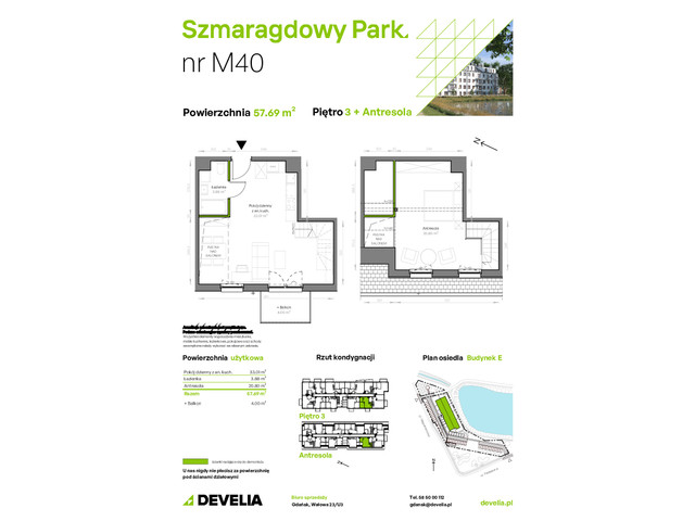 Mieszkanie w inwestycji Szmaragdowy Park, symbol E/040 » nportal.pl