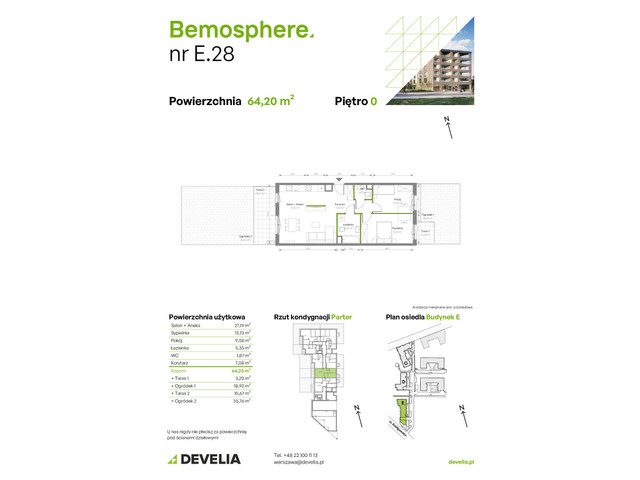 Mieszkanie w inwestycji Bemosphere, symbol E/028 » nportal.pl