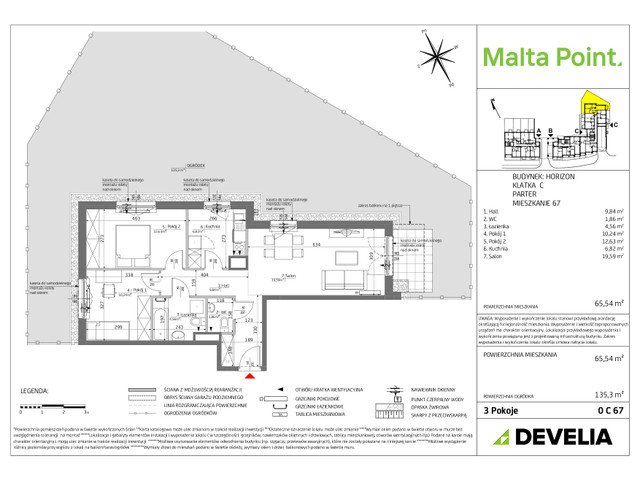 Mieszkanie w inwestycji Malta Point - Horizon i Zephir, symbol MP3-Horizon-LM-0C68 » nportal.pl