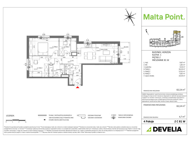 Mieszkanie w inwestycji Malta Point - Horizon i Zephir, symbol MP3-Horizon-LM-2C81 » nportal.pl