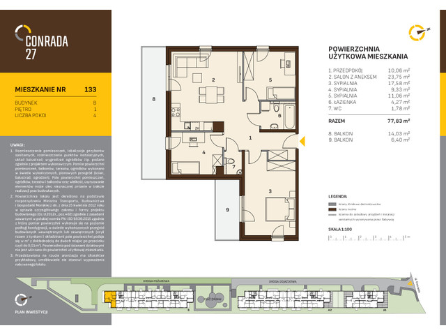 Mieszkanie w inwestycji Conrada 27, symbol C27-LM-B-133 » nportal.pl