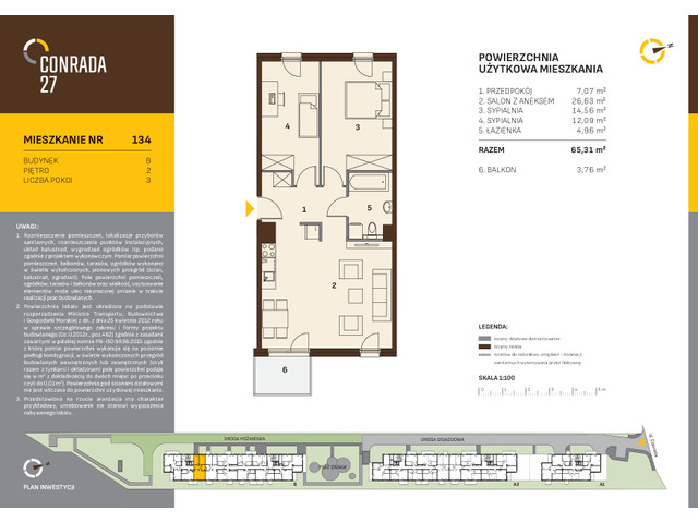 Mieszkanie w inwestycji Conrada 27, symbol C27-LM-B-134 » nportal.pl