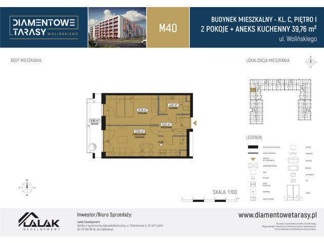 Mieszkanie w inwestycji Diamentowe Tarasy, symbol C_M40 » nportal.pl