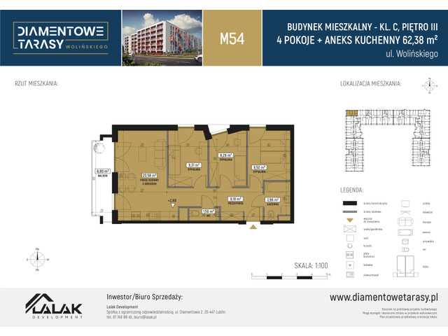 Mieszkanie w inwestycji Diamentowe Tarasy, symbol C_M54 » nportal.pl