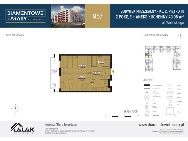 Mieszkanie w inwestycji Diamentowe Tarasy, symbol C_M57 » nportal.pl