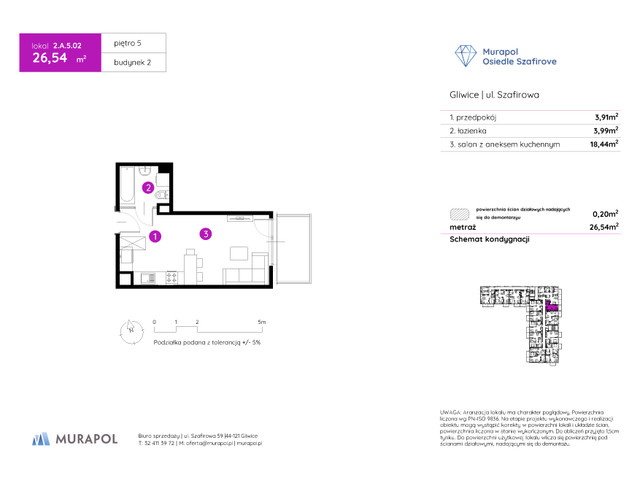 Mieszkanie w inwestycji Murapol Osiedle Szafirove, symbol 2.A.5.02 » nportal.pl
