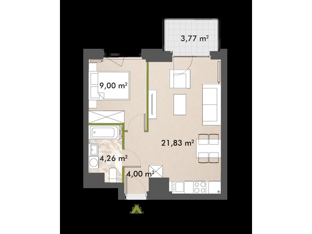 Mieszkanie w inwestycji XYZ Place, symbol 32/XY-F1.D.02.02 » nportal.pl