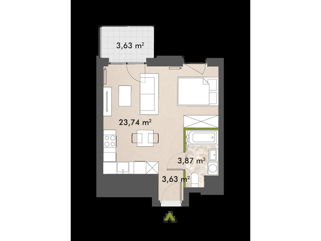 Mieszkanie w inwestycji XYZ Place, symbol 32/XY-F1.C.06.03 » nportal.pl