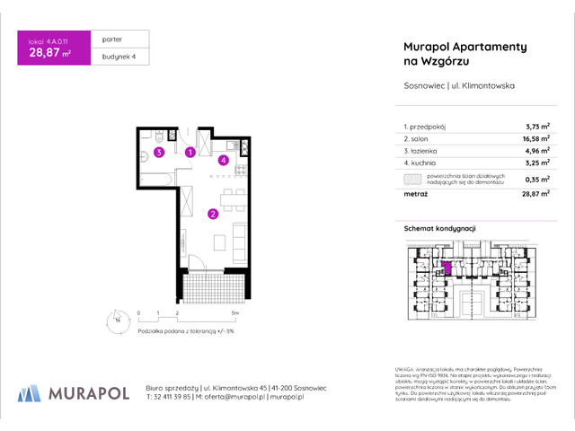 Mieszkanie w inwestycji Murapol Apartamenty Na Wzgórzu, symbol 4.A.0.11 » nportal.pl
