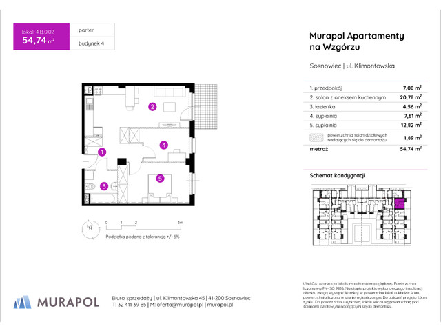 Mieszkanie w inwestycji Murapol Apartamenty Na Wzgórzu, symbol 4.B.0.02 » nportal.pl