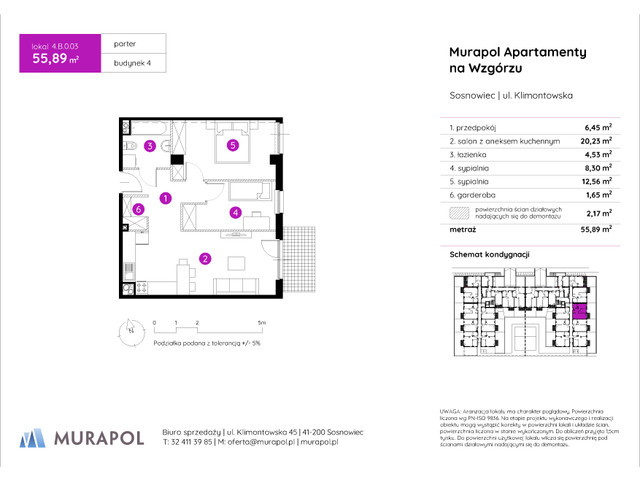 Mieszkanie w inwestycji Murapol Apartamenty Na Wzgórzu, symbol 4.B.0.03 » nportal.pl