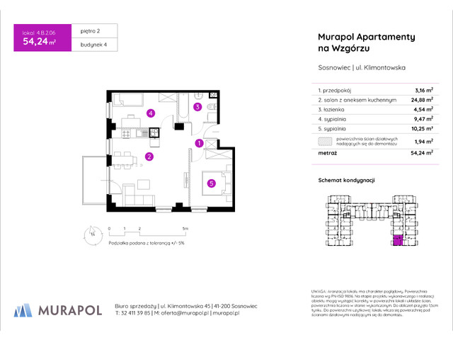 Mieszkanie w inwestycji Murapol Apartamenty Na Wzgórzu, symbol 4.B.2.06 » nportal.pl