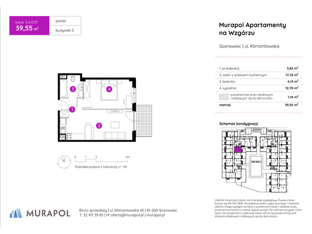 Mieszkanie w inwestycji Murapol Apartamenty Na Wzgórzu, symbol 5.A.0.01 » nportal.pl