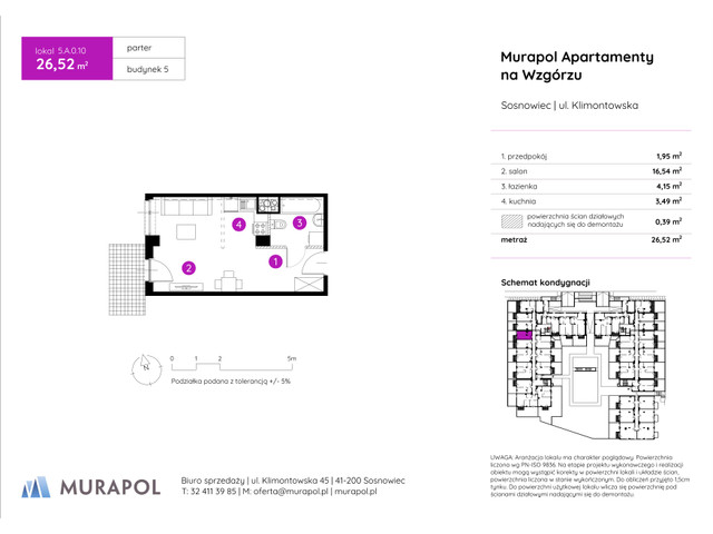Mieszkanie w inwestycji Murapol Apartamenty Na Wzgórzu, symbol 5.A.0.10 » nportal.pl