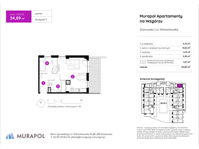 Mieszkanie w inwestycji Murapol Apartamenty Na Wzgórzu, symbol 5.B.0.01 » nportal.pl
