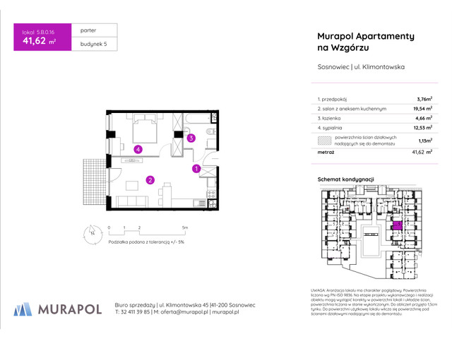 Mieszkanie w inwestycji Murapol Apartamenty Na Wzgórzu, symbol 5.B.0.16 » nportal.pl