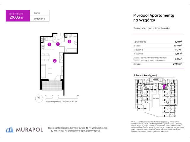 Mieszkanie w inwestycji Murapol Apartamenty Na Wzgórzu, symbol 5.B.0.18 » nportal.pl