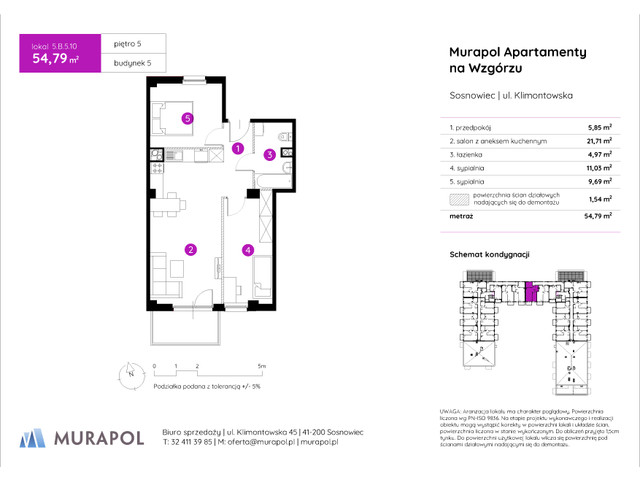 Mieszkanie w inwestycji Murapol Apartamenty Na Wzgórzu, symbol 5.B.5.10 » nportal.pl