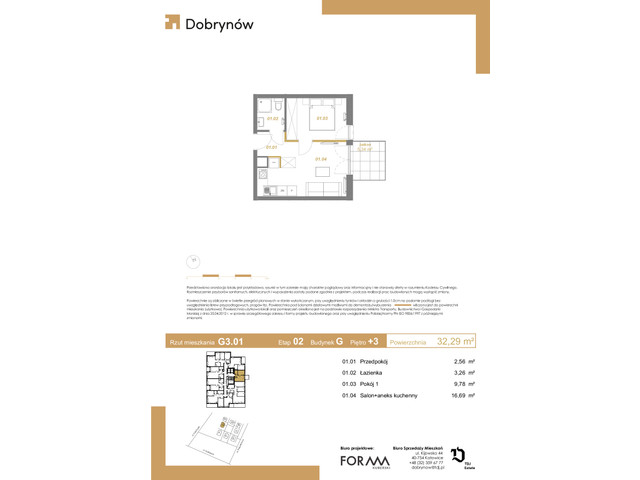 Mieszkanie w inwestycji DOBRYNÓW, symbol G3.01 » nportal.pl