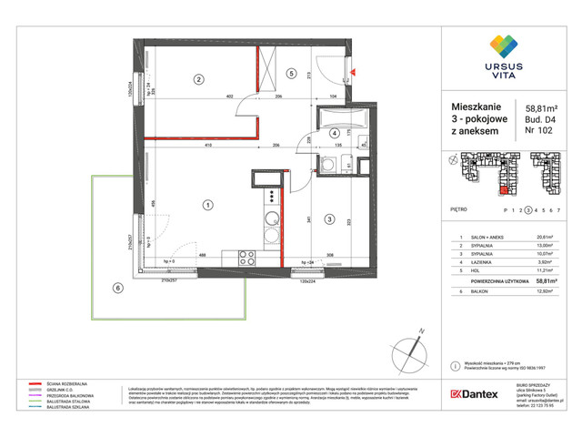 Mieszkanie w inwestycji Ursus Vita, symbol UV_D4D5-M102 » nportal.pl