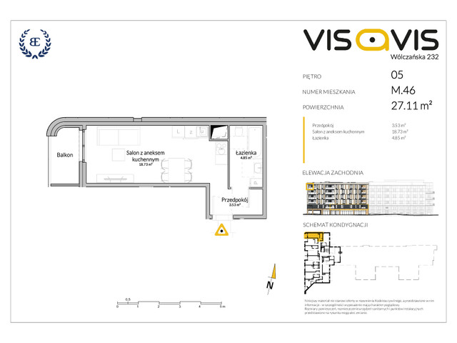 Mieszkanie w inwestycji VISAVIS, symbol 05.M.46 » nportal.pl
