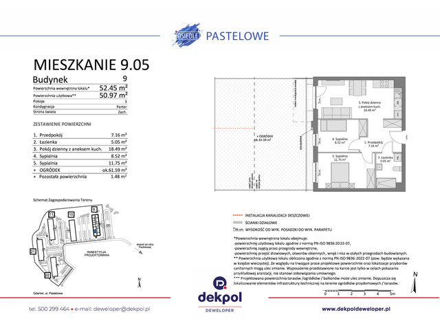 Mieszkanie w inwestycji Osiedle Pastelowe etap III, symbol 9.05 » nportal.pl