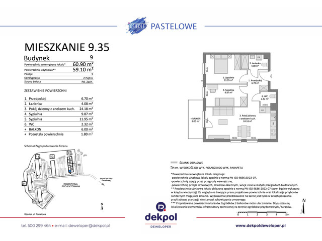 Mieszkanie w inwestycji Osiedle Pastelowe etap III, symbol 9.35 » nportal.pl