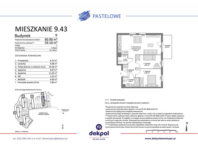 Mieszkanie w inwestycji Osiedle Pastelowe etap III, symbol 9.43 » nportal.pl