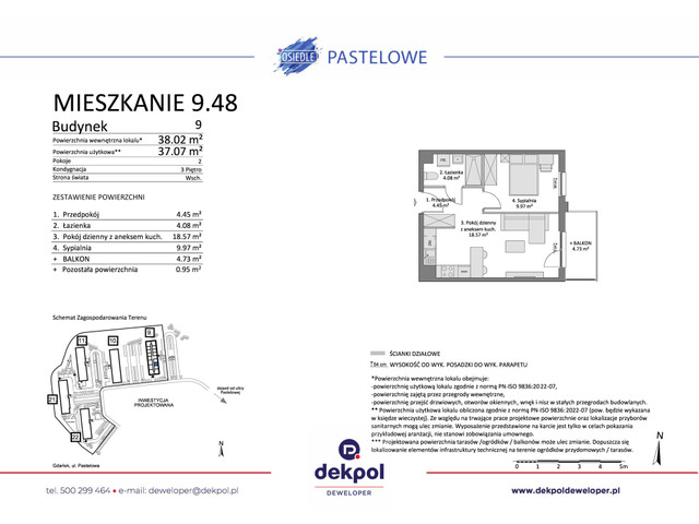 Mieszkanie w inwestycji Osiedle Pastelowe etap III, symbol 9.48 » nportal.pl