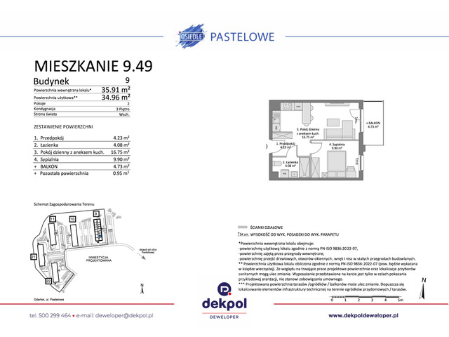 Mieszkanie w inwestycji Osiedle Pastelowe etap III, symbol 9.49 » nportal.pl