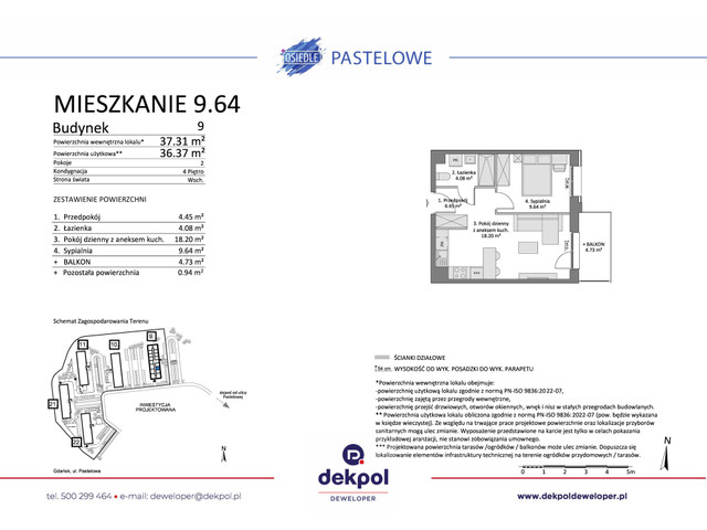 Mieszkanie w inwestycji Osiedle Pastelowe etap III, symbol 9.64 » nportal.pl