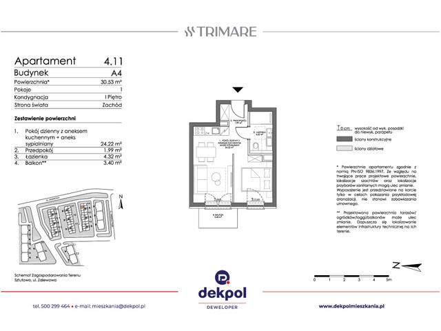 Mieszkanie w inwestycji TRIMARE, symbol 4.11 » nportal.pl