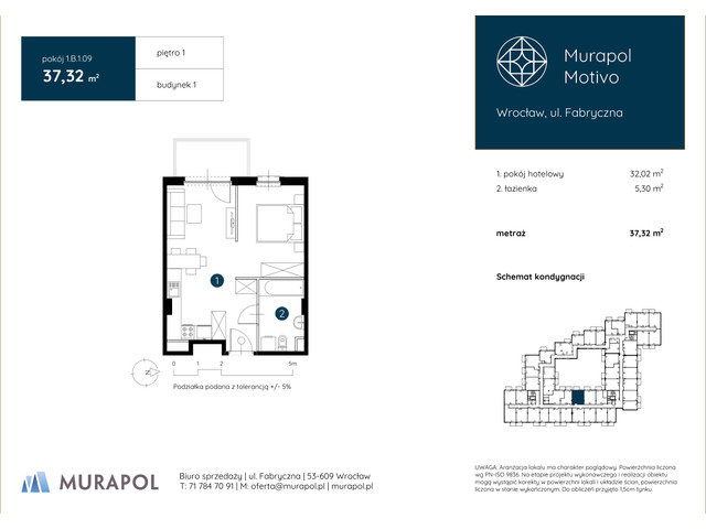 Mieszkanie w inwestycji Murapol Motivo, symbol 1.B.1.09 » nportal.pl