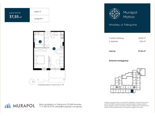 Mieszkanie w inwestycji Murapol Motivo, symbol 1.B.5.06 » nportal.pl
