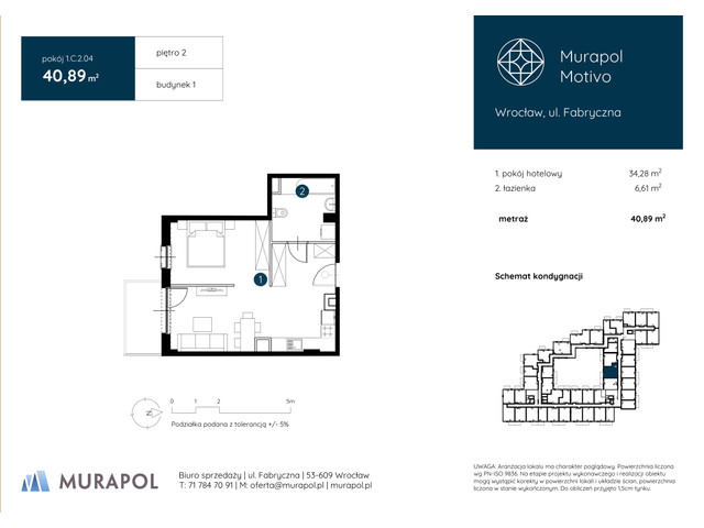 Mieszkanie w inwestycji Murapol Motivo, symbol 1.C.2.04 » nportal.pl